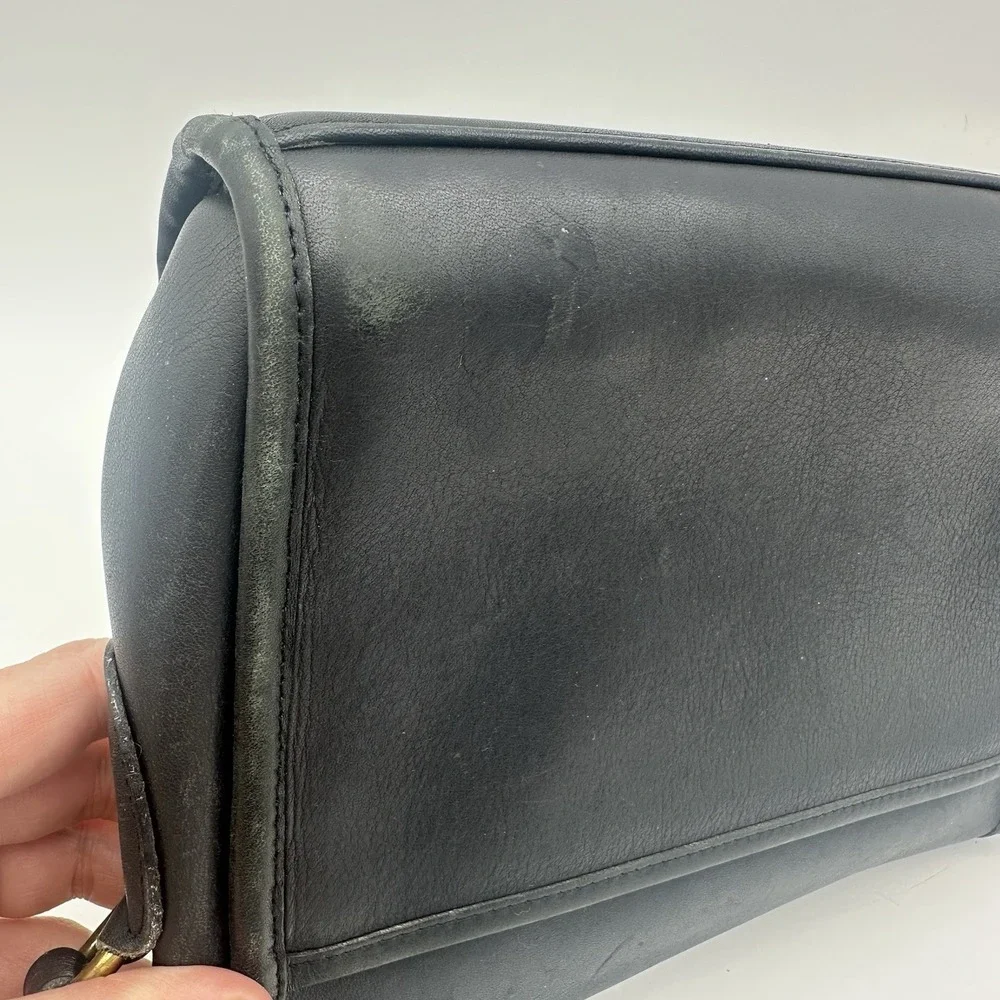 Vintage‎ Coach Devon Crossbody Bag Black Leather Handbag No 0255 235 - Picture 13 of 15